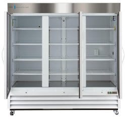 Horizon Scientific ABS® Chromatography Upright Refrigerator – 72 cu. ft., Triple Swing Glass Doors, Cycle Defrost ABT-HC-CS-72