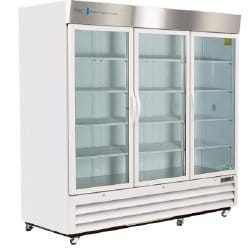 Horizon Scientific ABS® Chromatography Upright Refrigerator – 72 cu. ft., Triple Swing Glass Doors, Cycle Defrost ABT-HC-CS-72