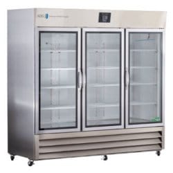 Horizon Scientific ABS® Upright Laboratory Refrigerator – 72 cu. ft., Stainless Steel Glass Doors, Cycle Defrost ABT-HC-SSP-72G