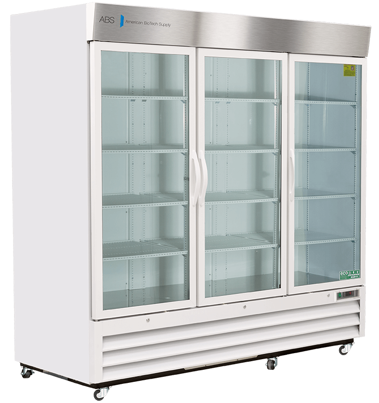 Horizon Scientific ABS® Upright Laboratory Refrigerator – 72 cu. ft., Triple Solid Swing Doors, Cycle Defrost ABT-HC-LS-72