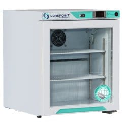 Horizon Scientific Corepoint™ Scientific Countertop Laboratory Refrigerator – 1 cu. ft., Swing Glass Door, Cycle Defrost PR011WWG/0