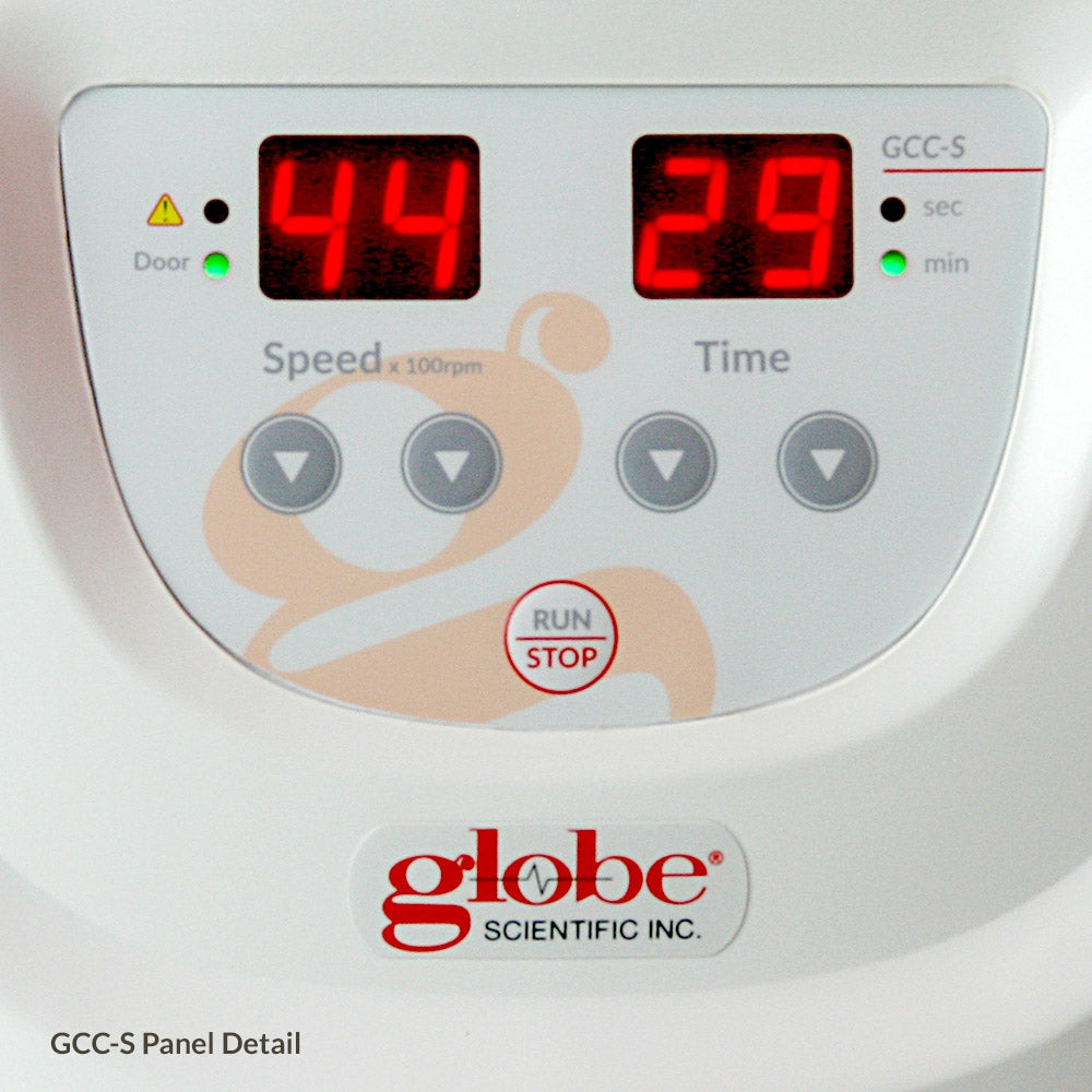 Globe Scientific GCC Series Standard Centrifuge – 12-Place, Variable Speed up to 4,500 RPM