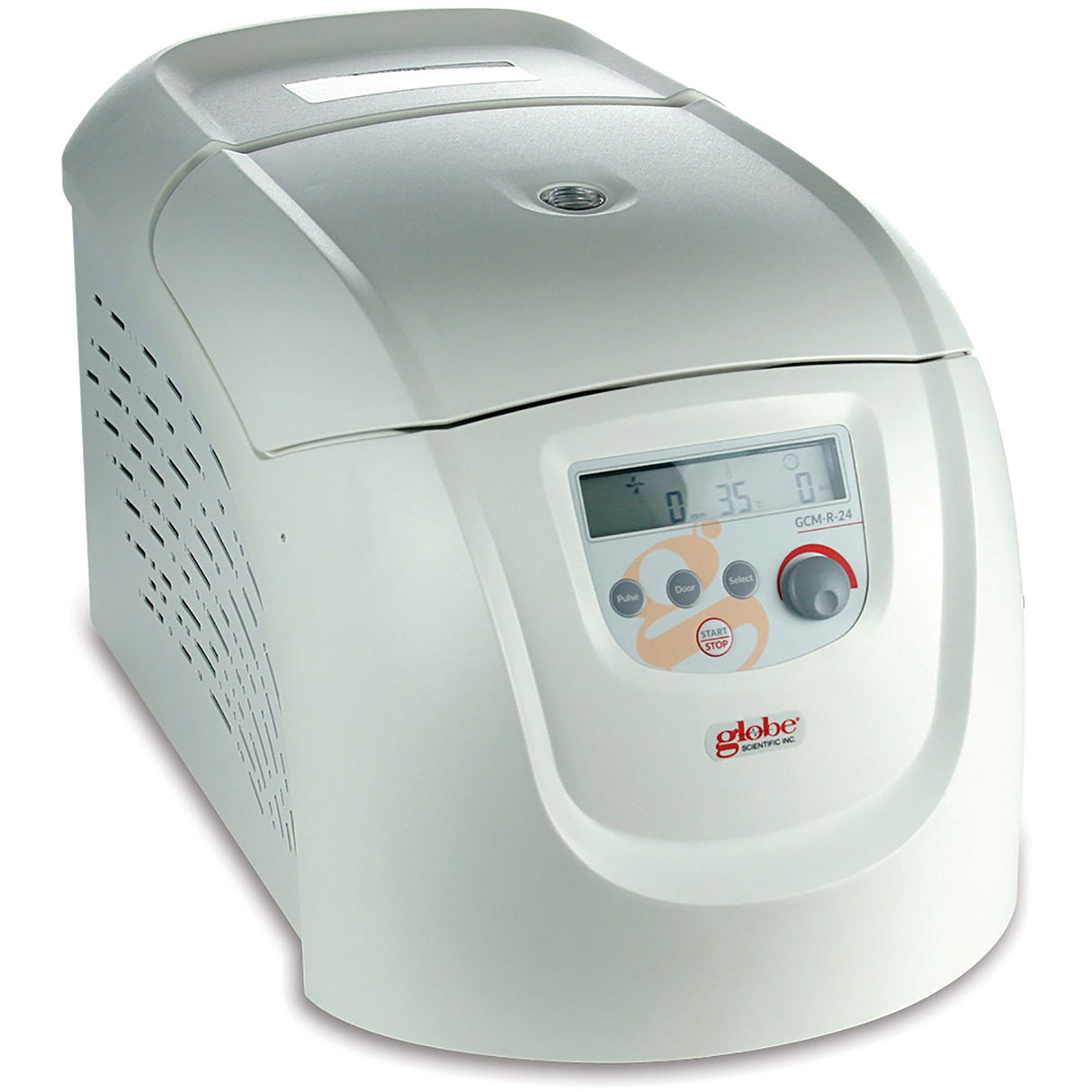 Globe Scientific GCM-R-24 Series Refrigerated Microhematocrit Centrifuge – 24-Place, Variable Speed up to 15,000 RPM / 21,380 x g