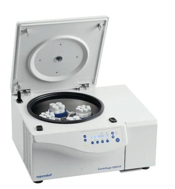 Eppendorf™ 5804R Refrigerated Benchtop Centrifuge – 14,000 RPM / 20,913×g, Deepwell Plate Capable