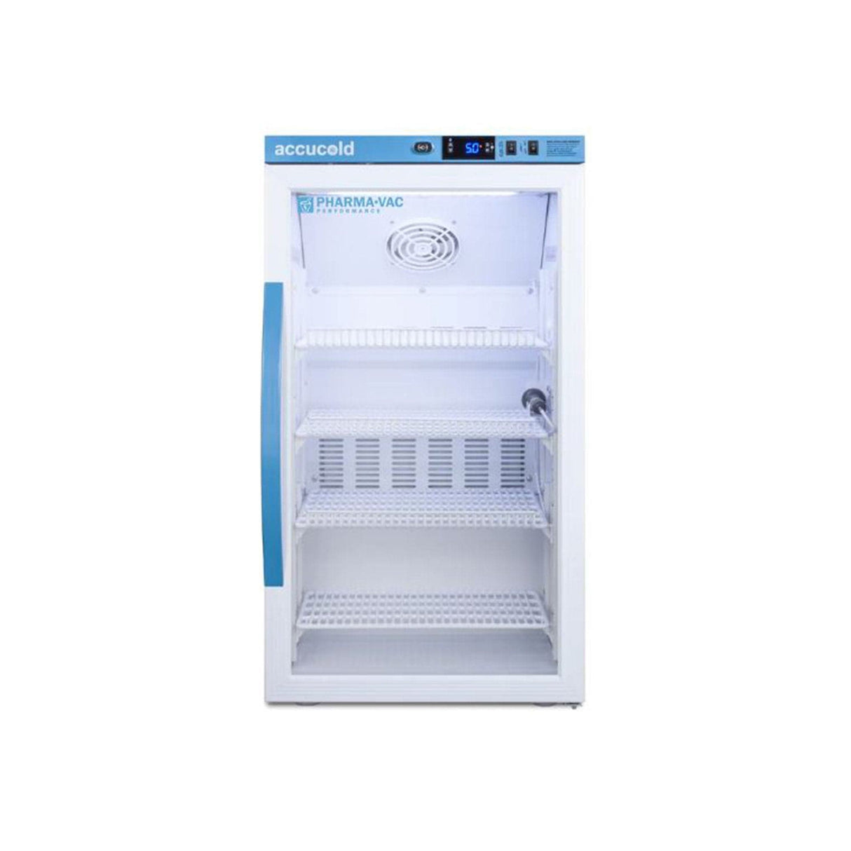 Accucold Upright Pharmaceutical/Vaccine Refrigerator – 3 cu. ft., Glass Door 50-195-9417