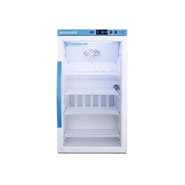 Accucold Upright Pharmaceutical/Vaccine Refrigerator – 3 cu. ft., Glass Door 50-195-9417