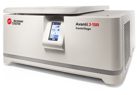 Beckman Coulter™ Avanti™ J-15R Refrigerated Benchtop Centrifuge Blood Sample Package – 4,550 RPM / 4,820×g, Swinging Bucket Rotor C19422