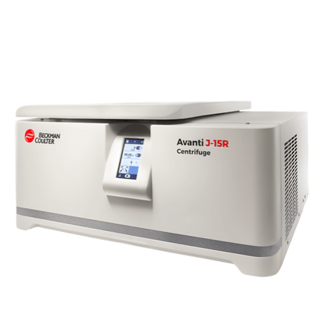 Beckman Coulter™ Avanti™ J-15R Refrigerated Benchtop Centrifuge Blood Sample Package – 4,550 RPM / 4,820×g, Swinging Bucket Rotor C19422