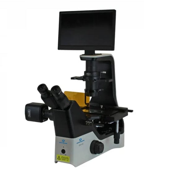 Fisher Anatomical Accu-Scope® Compound Microscope Bundle – Trinocular, 4X/10X/20X Objectives,Fixed Plain Stage 01189194