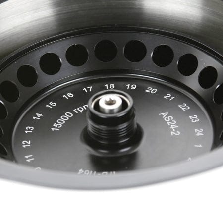 Globe Scientific GCM-R-24 Series Refrigerated Microhematocrit Centrifuge – 24-Place, Variable Speed up to 15,000 RPM / 21,380 x g GCM-R-24