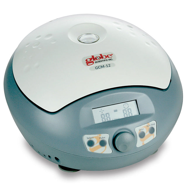 Globe Scientific GCM Series Microcentrifuge – 12-Place, Variable Speed up to 15,000 RPM / 15,100 x g GCM-12