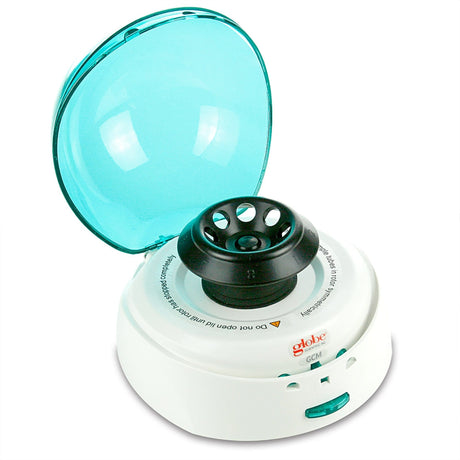 Globe Scientific GCM Series Mini Centrifuge – 8-Place, Fixed Speed 7,000 RPM (Green Lid) GCM-G