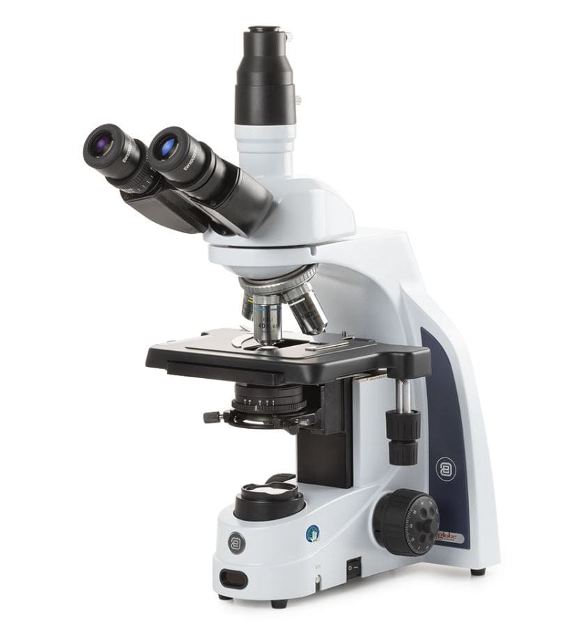 Globe Scientific™ iScope® Compound Microscope – Trinocular Siedentopf Head, Plan IOS 2X/4X/10X/S40X/X100X Oil Immersion EIS-1153-EPLI