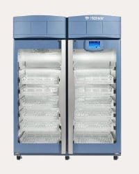 Helmer Scientific i.Series® Laboratory Use, 56 cu. ft., Double Glass Doors, Automatic Defrost High Performance Refrigerator 5112256-1