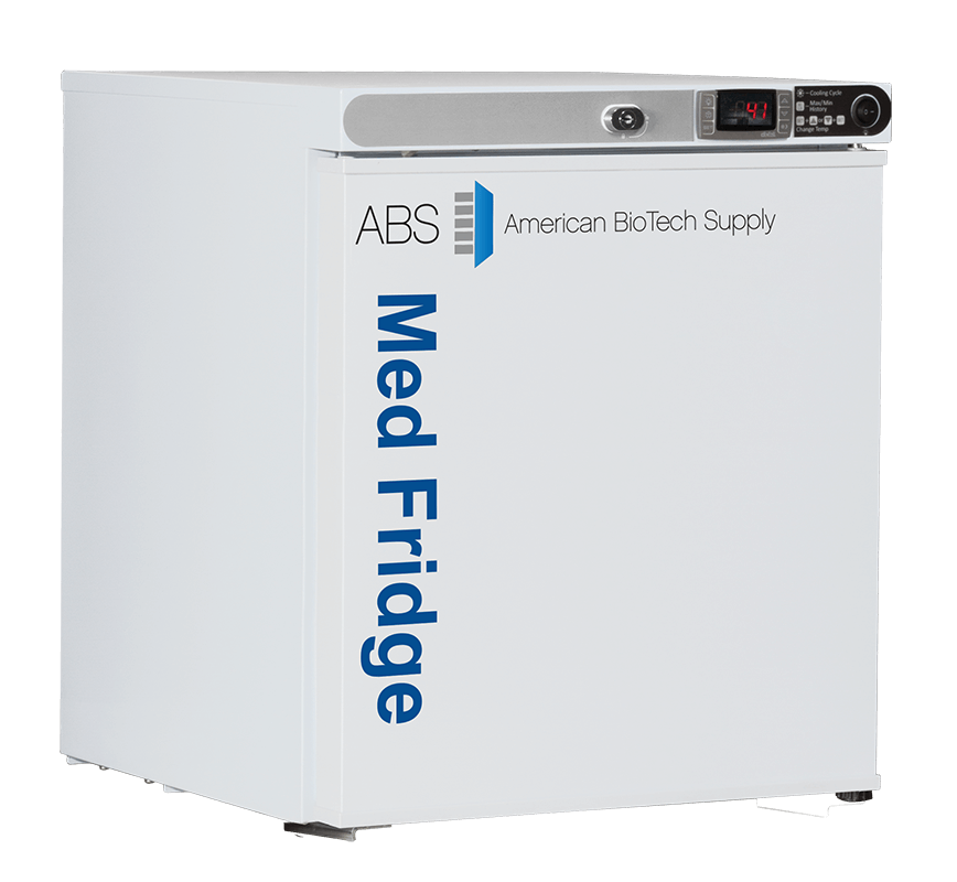 Horizon Scientific ABS® Countertop Laboratory Refrigerator – 1 cu. ft., Solid Swing Door, Cycle Defrost ABT-HC-UCFS-0104