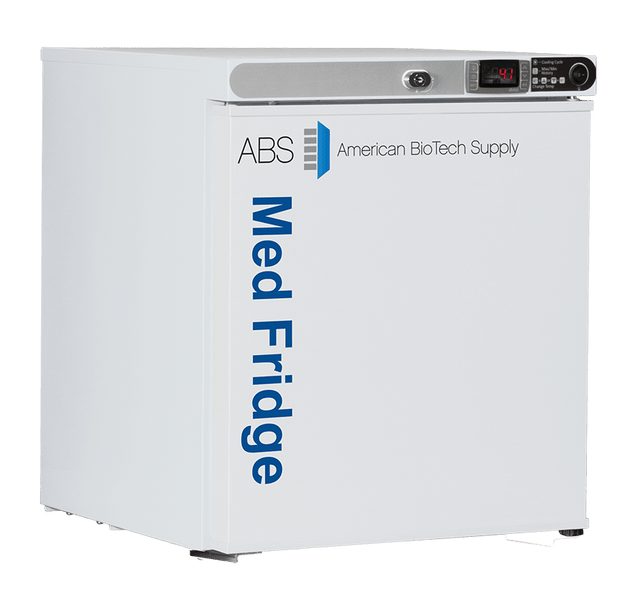Horizon Scientific ABS® Countertop Laboratory Refrigerator – 1 cu. ft., Solid Swing Door, Cycle Defrost ABT-HC-UCFS-0104