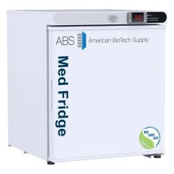 Horizon Scientific ABS® Countertop Pharmaceutical Refrigerator – 1 cu. ft., Solid Swing Door, Cycle Defrost PH-ABT-NSF-UCFS-0104