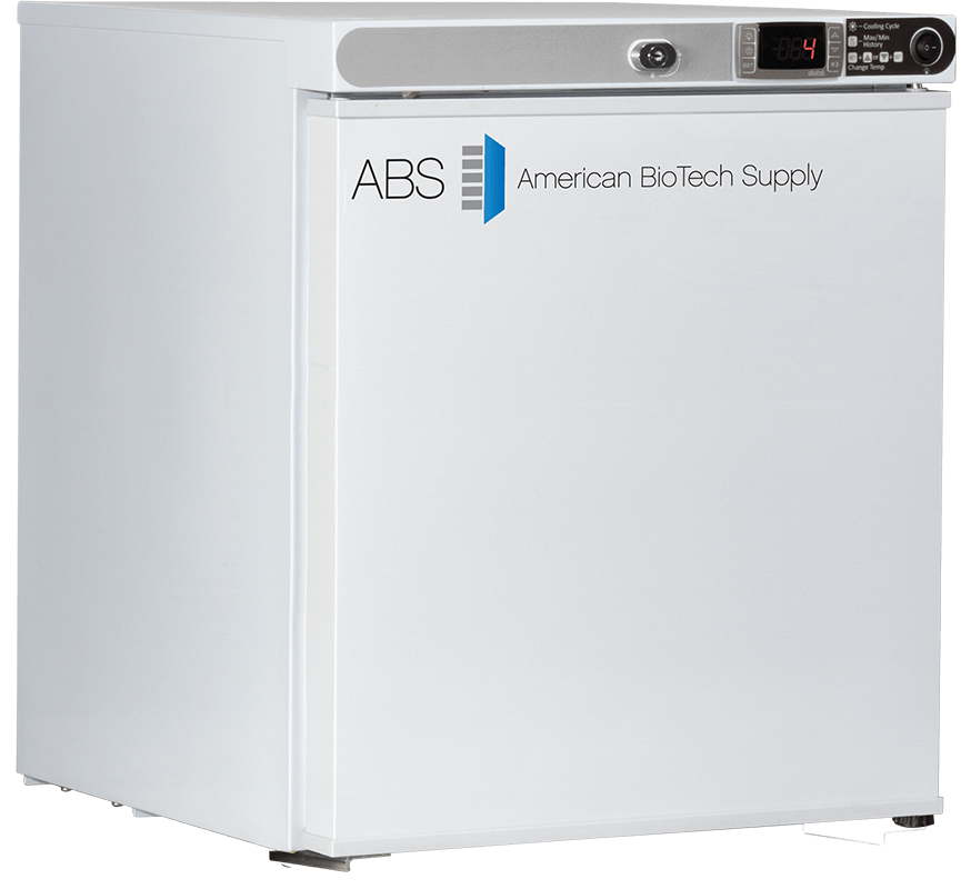 Horizon Scientific ABS® Countertop Pharmaceutical Refrigerator – 1 cu. ft., Solid Swing Door (Left Hinged), Cycle Defrost PH-ABT-HC-UCFS-0104-LH