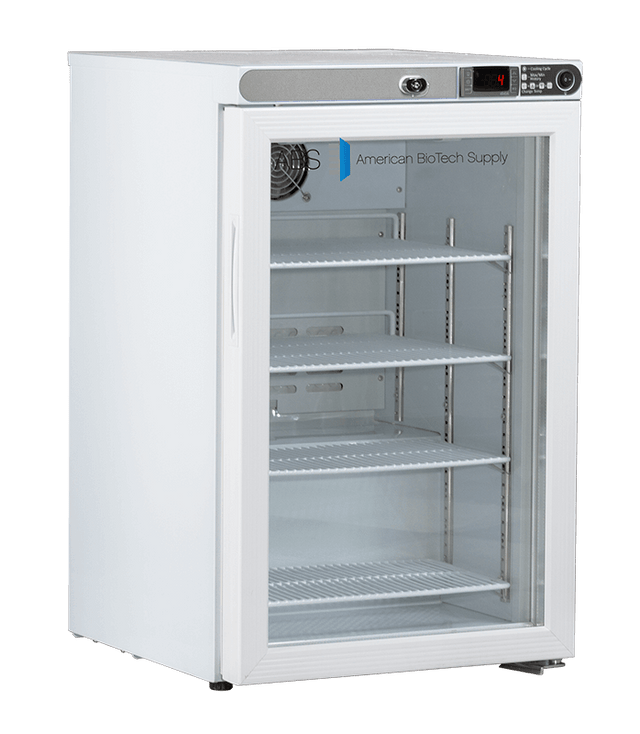 Horizon Scientific ABS® Pharmaceutical Temperature Cabinet – 2.5 cu. ft., Glass Swing Door, Cycle Defrost CRT-ABT-HC-UCFS-0204G