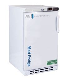 Horizon Scientific ABS® Pharmaceutical Undercounter Refrigerator – 2.5 cu. ft., Solid Swing Door (Left Hinged), Cycle Defrost ABT-HC-UCBI-0204-LH