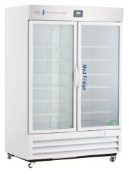 Horizon Scientific ABS® Pharmaceutical Upright Refrigerator – 49 cu. ft., 2 Swing Glass Doors, Cycle Defrost PH-ABT-HC-49G
