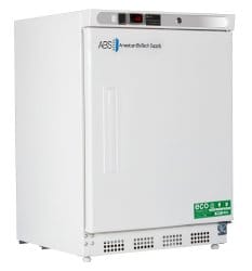 Horizon Scientific ABS® Undercounter Laboratory Freezer – 4.2 cu. ft., Solid Swing Door, Manual Defrost ABT-HC-UCBI-0420