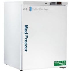 Horizon Scientific ABS® Undercounter Pharmaceutical Freezer – 4 cu. ft., Solid Swing Door, Manual Defrost ABT-HC-UCFS-0520