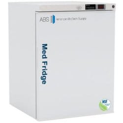 Horizon Scientific ABS® Undercounter Pharmaceutical Refrigerator – 5.2 cu. ft., Solid Swing Door, Cycle Defrost PH-ABT-NSF-UCFS-0504