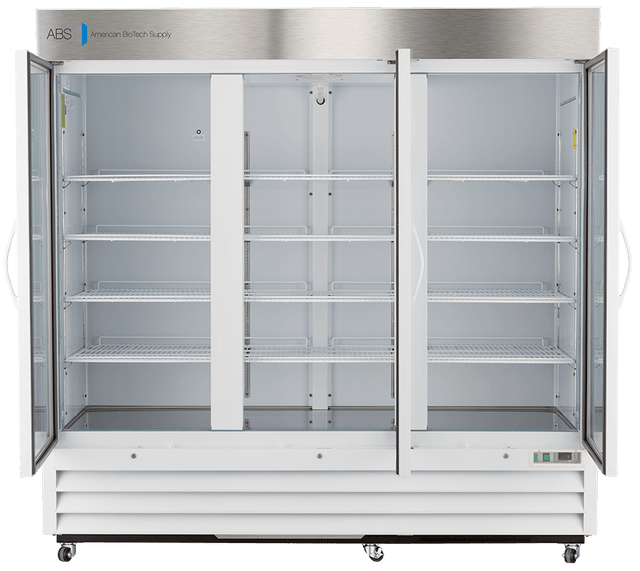 Horizon Scientific ABS® Upright Laboratory Refrigerator – 72 cu. ft., Triple Solid Swing Doors, Cycle Defrost ABT-HC-LS-72