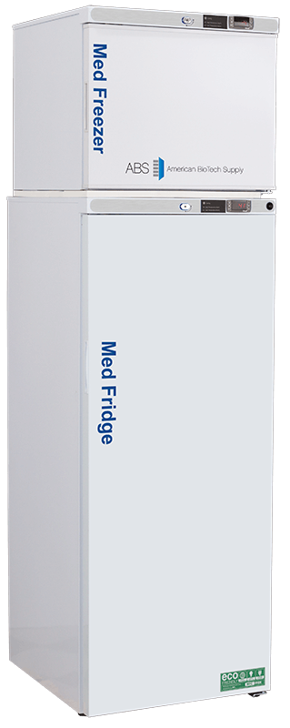 Horizon Scientific ABS® Upright Pharmaceutical Refrigerator / Freezer – 12 cu. ft., Dual Solid Swing Doors PH-ABT-HC-RFC12