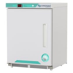 Horizon Scientific Corepoint™ Scientific Undercounter Laboratory Freezer – 4.2 cu. ft., Solid Swing Door (Left Hinged), Manual Defrost PF051WWWADALH/0M