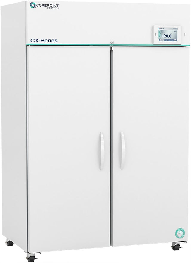 Horizon Scientific Premium CX Series Upright Laboratory Freezer – 49 cu. ft., Dual Solid Swing Doors, Cycle Defrost CPS-HC-PLF-49-DTS