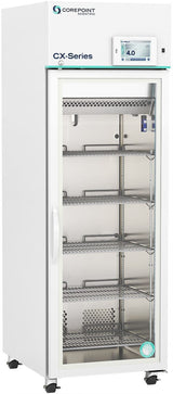 Horizon Scientific Premium CX Series Upright Laboratory Refrigerator – 23 cu. ft., Glass Swing Door, Cycle Defrost CPS-HC-PLD-23-TS