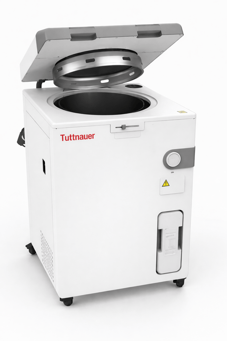 Tuttnauer USA LabSci 85LV Vertical Autoclave (85L, Top Loading, Steam Sterilizer for Labs) 1235110
