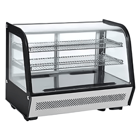 Wasserstrom Admiral Craft Merchandiser Refrigerator – 5.2 cu. ft., 2 Sliding Glass Doors, Automatic Defrost BDRCTD-160