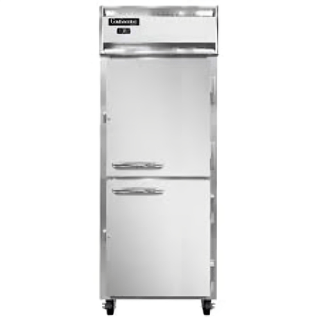 Wasserstrom Continental Commercial Merchandiser Refrigerator – 20 cu. ft., 2 Solid Swing Doors 1RFNHD